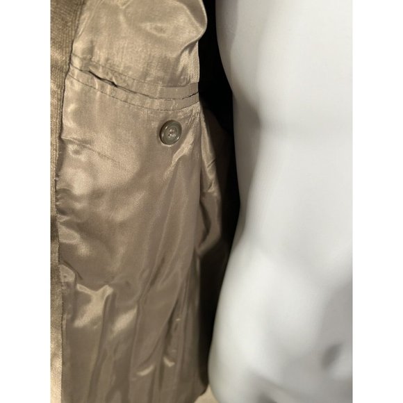 Le Collezioni Structure Brown Suede Corduroy 3-Button Jacket Blazer Men’s L 44R - Picture 5 of 11